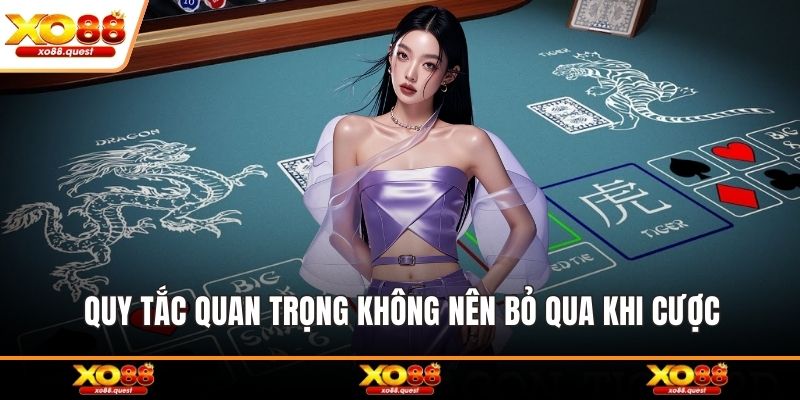 Quy tắc quan trọng không nên bỏ qua khi cược