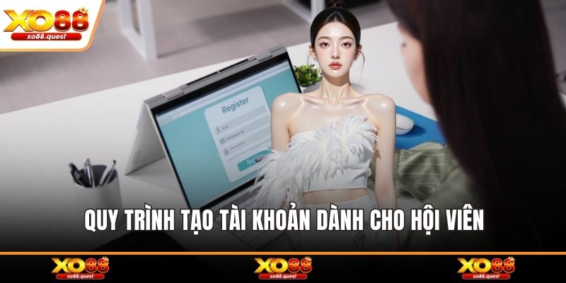 Quy trình tạo tài khoản dành cho hội viên